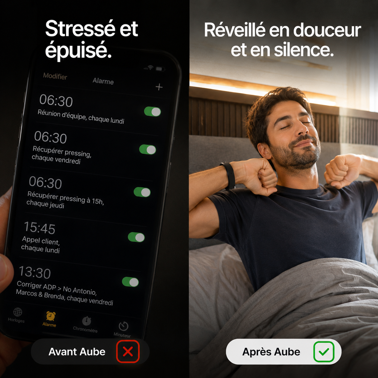 Aube Réveil Silencieux