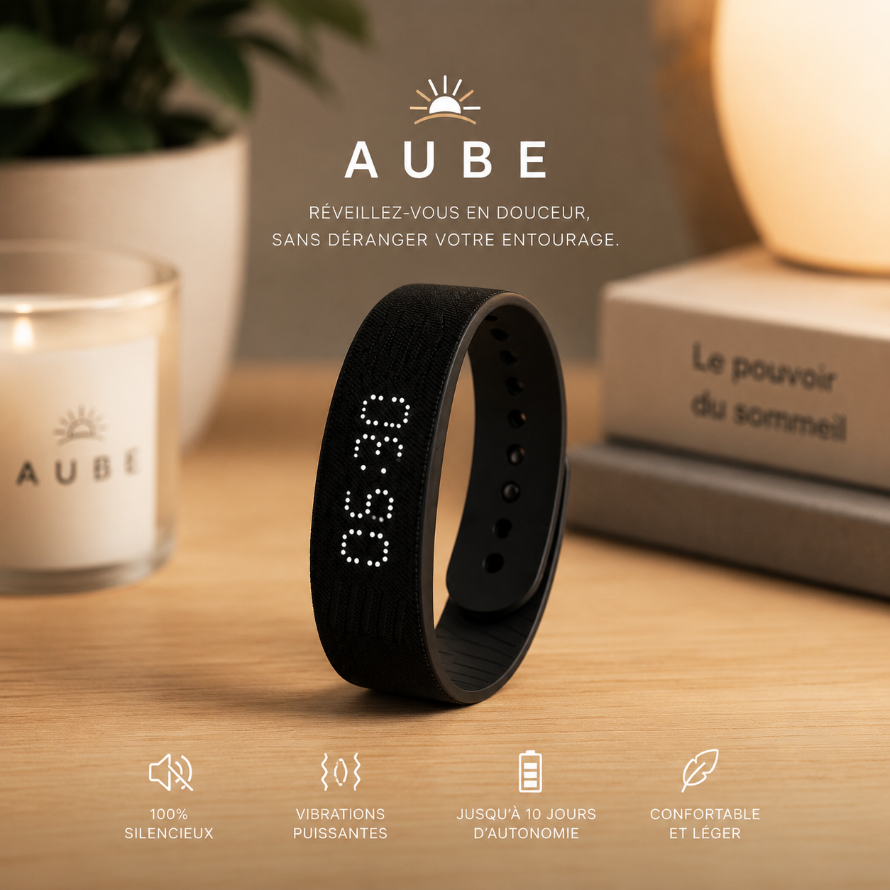 Aube Réveil Silencieux