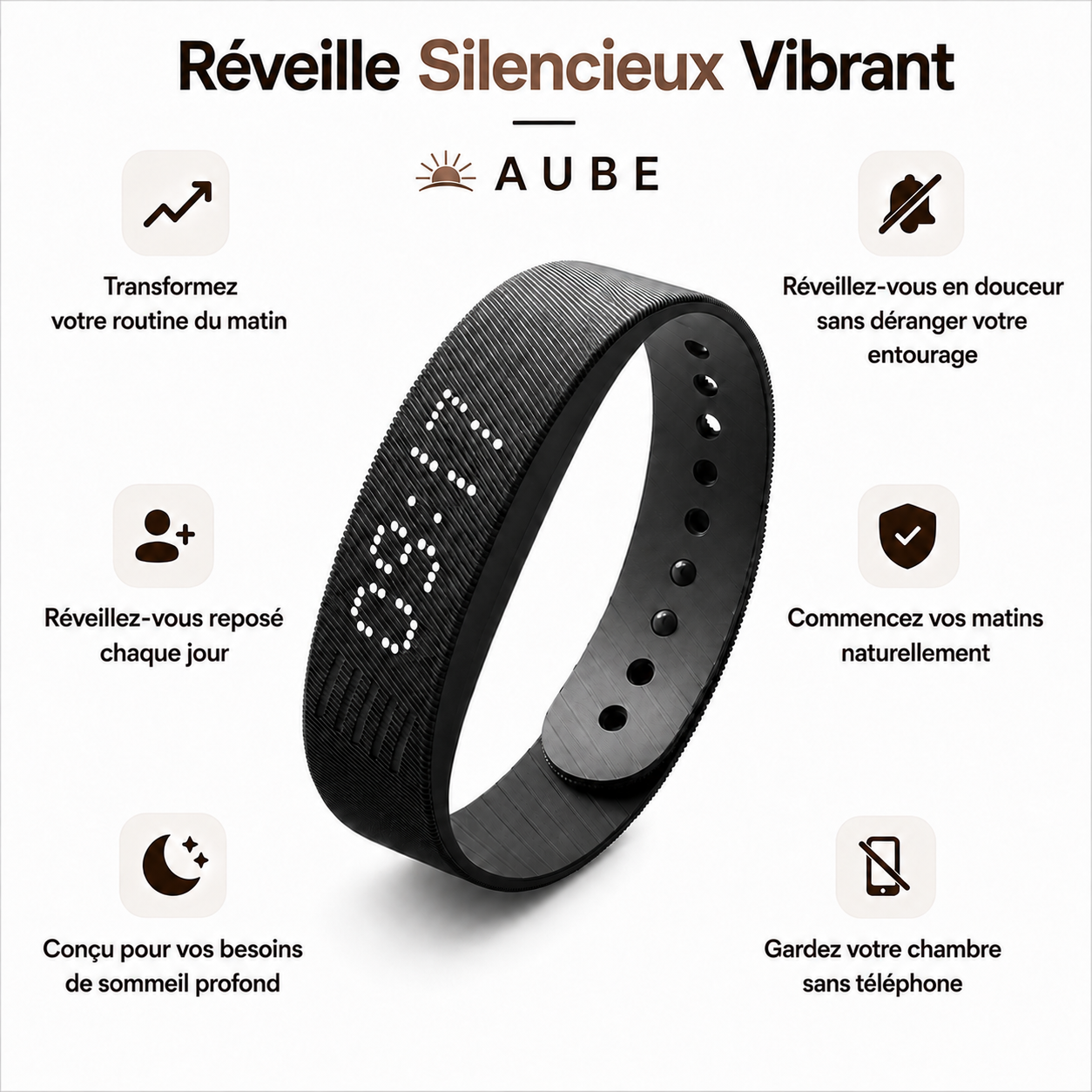 Aube Réveil Silencieux